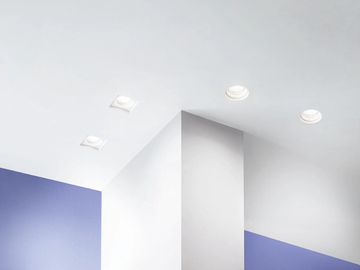 SPIRIT - Round plaster spotlight for false ceiling by Fan Europe Lighting - view 3